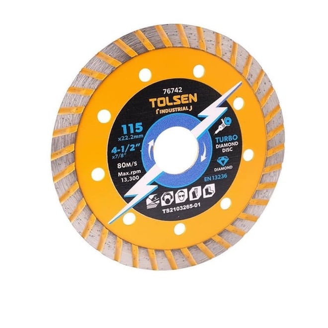 Tolsen 125mm Diamond Cutting Blade