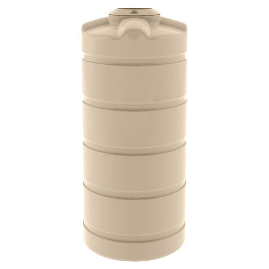 Poly Tank Round 1000L Smooth Cream