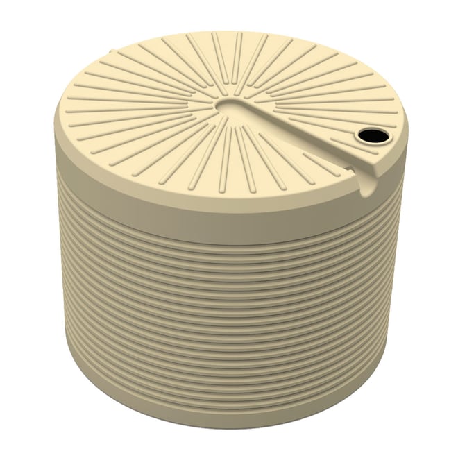 Round Poly Tank 50050L Wheat