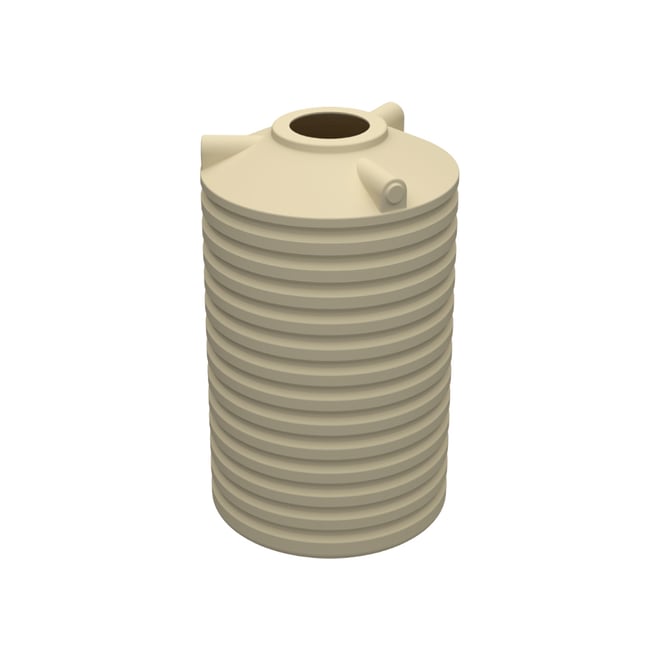 Round Poly Tank 2000L Bronze Olive