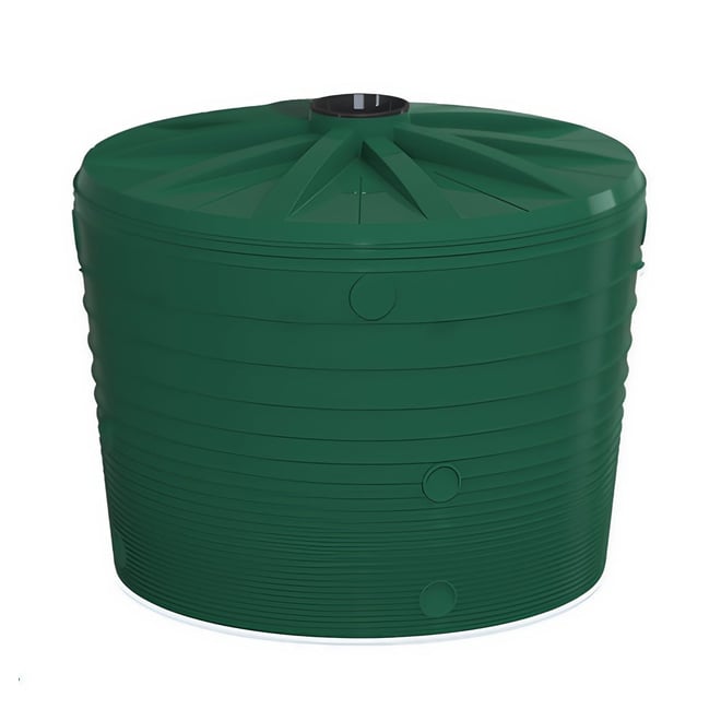 Boabab Round Poly Tank 3000L Black