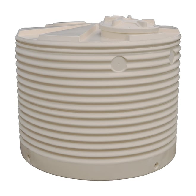 Corrugated Squat Water Tank 2300L Bronze Olive