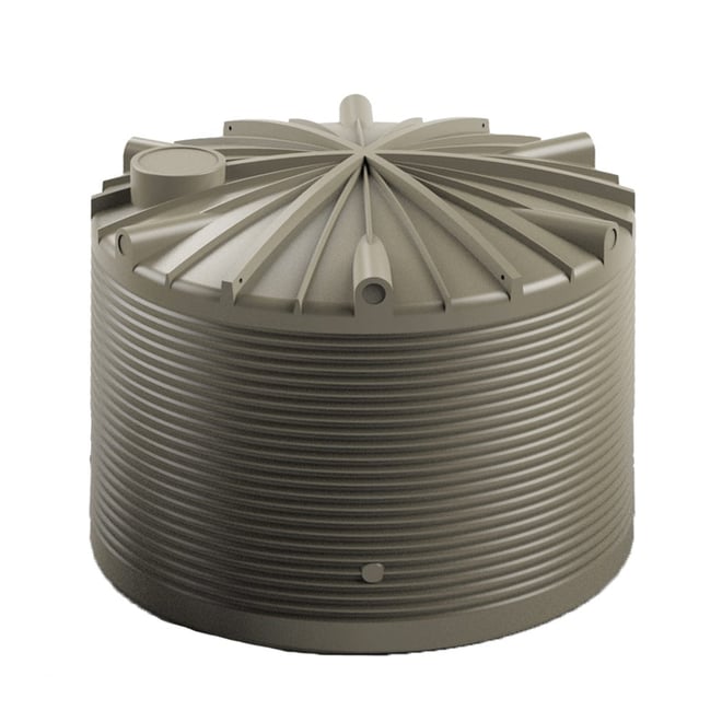 Hybrid Round Poly Tank 15000L Merino