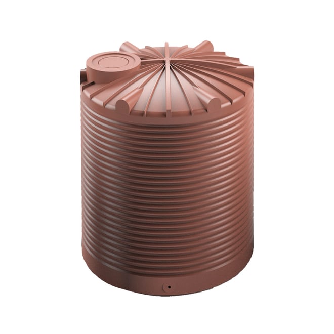 Hybrid Round Poly Tank 3000L Mist Green