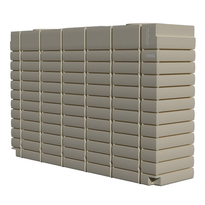 ThinTank Slimline Water Tank 4000L Banyan Brown