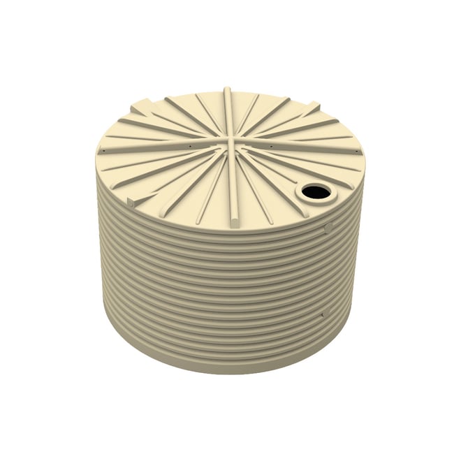 Round Poly Tank 22730L Beige