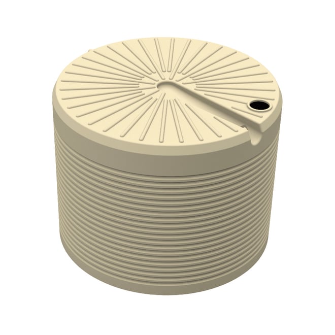 Round Poly Tank 50050L White