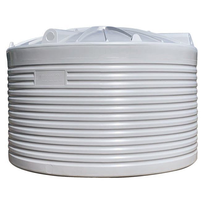 Poly Water Tank 25000L Armor Grey
