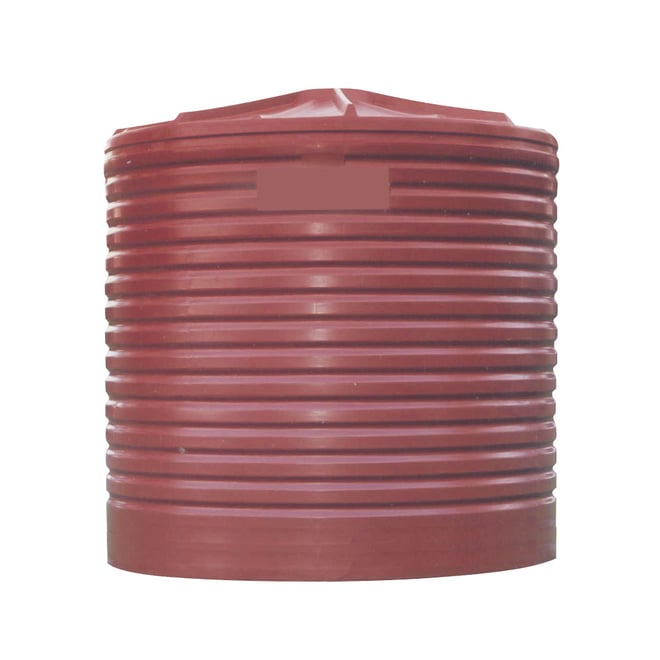 Round Poly Water Tank 9000L Dark Stone
