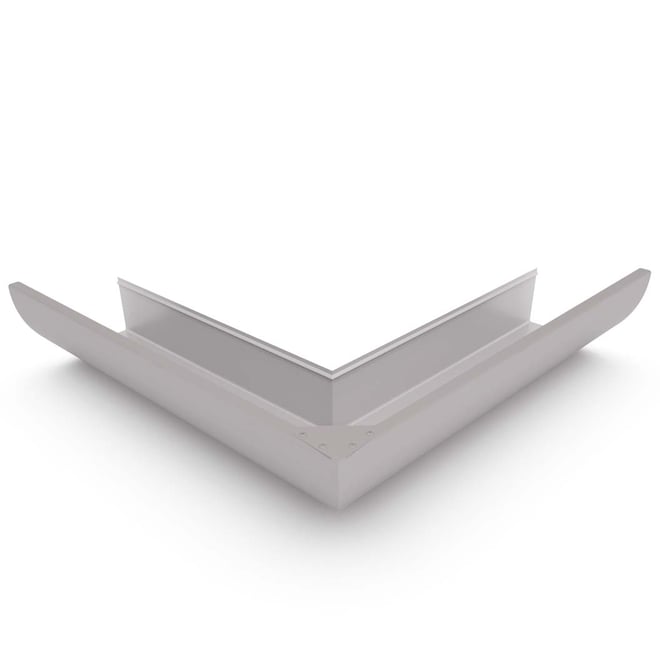 Quarter Round Gutter External Mitre Birch