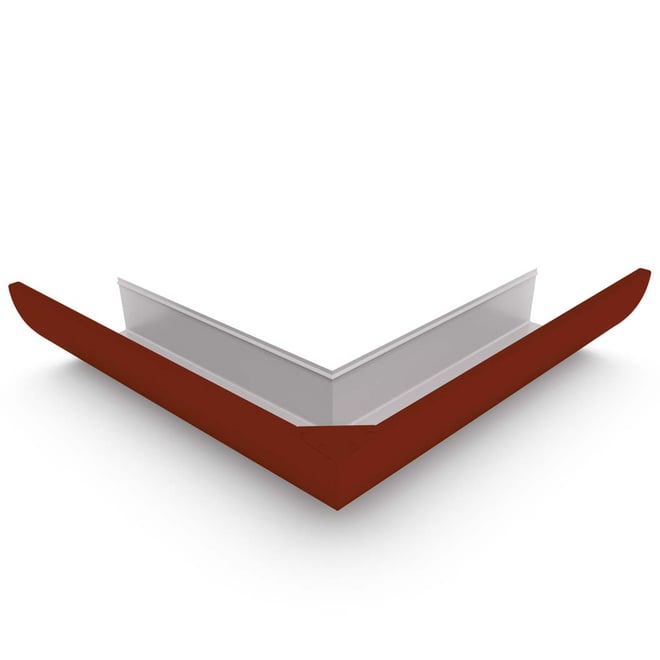 Quarter Round Gutter External Mitre Heritage Red