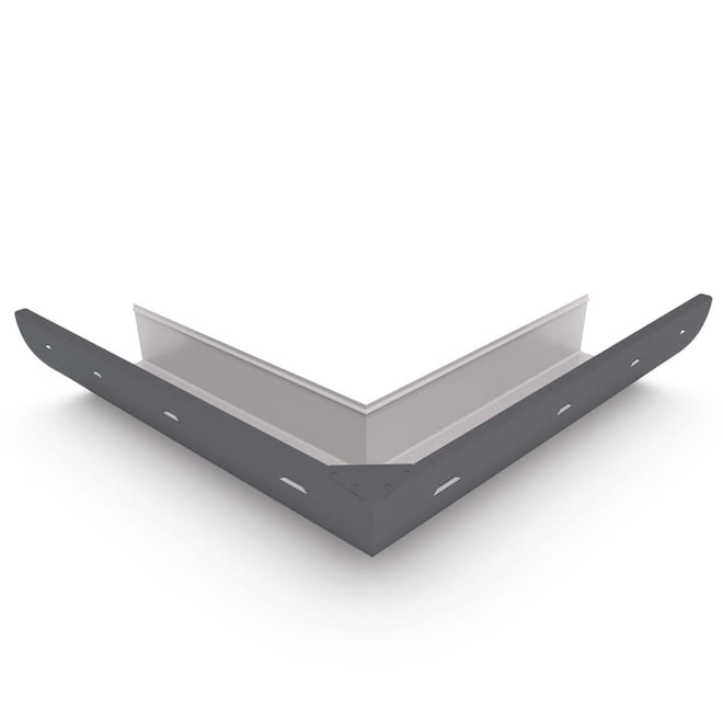 Quarter Round Gutter External Mitre Slotted Granite