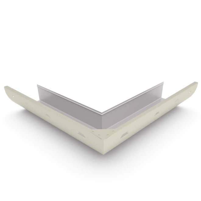 Quarter Round Gutter External Mitre Slotted Moss Vale Sand