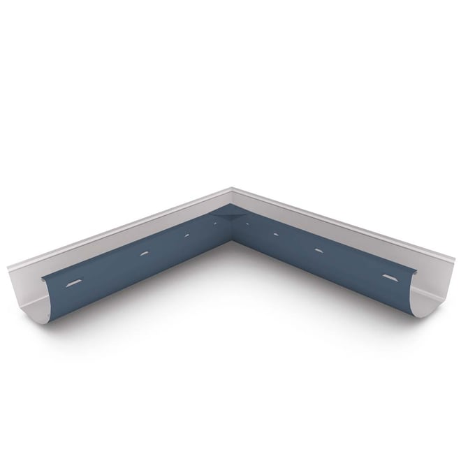 Quarter Round Gutter Internal Mitre Slotted Dark Stone