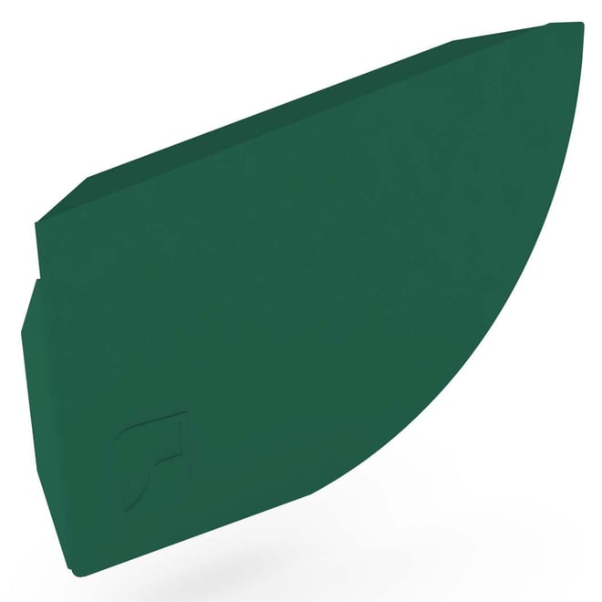 Quarter Round Gutter Stop End Left Hand Caulfield Green