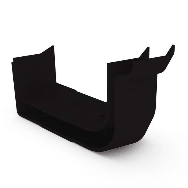 Quad Gutter 115 External Two Piece Cast Angle 135° Ebony