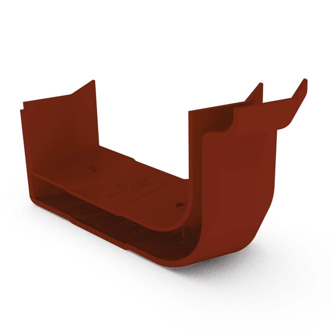 Quad Gutter 115 External Two Piece Cast Angle 135° Heritage Red