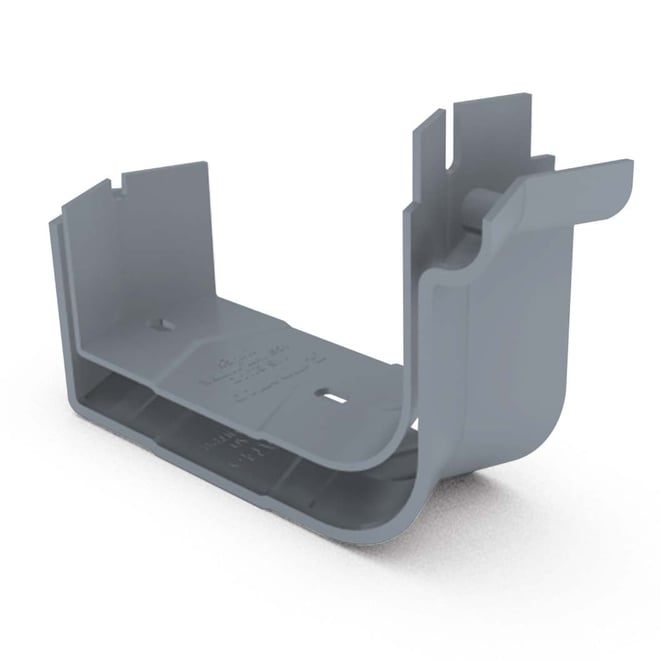 Quad Gutter 115 Internal Two Piece Cast Angle 135° Armour Grey