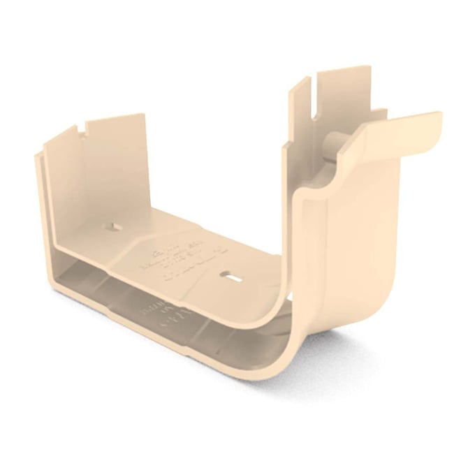 Quad Gutter 115 Internal Two Piece Cast Angle 135° Smooth Cream
