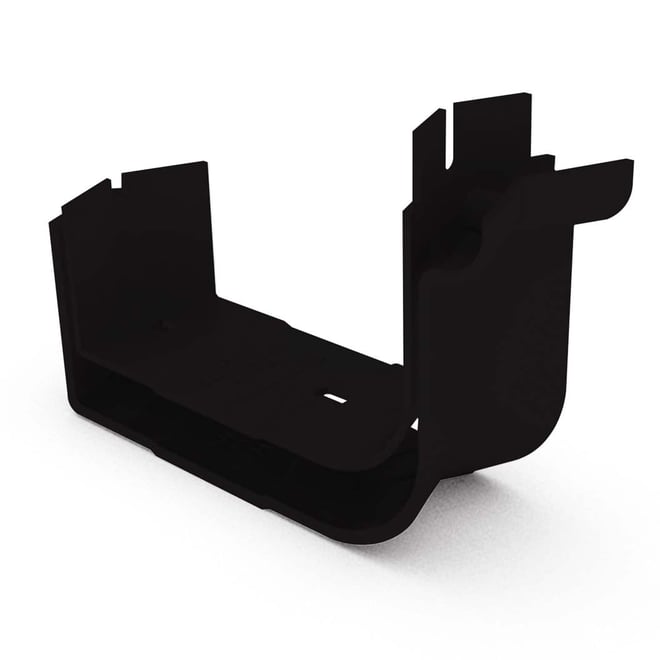 Quad Gutter 115 Internal Two Piece Cast Angle 135° Ebony