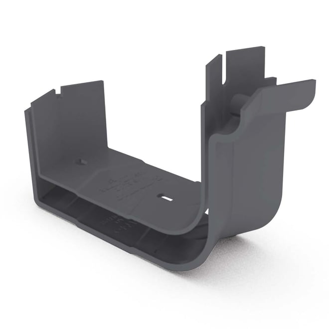 Quad Gutter 115 Internal Two Piece Cast Angle 135° Granite