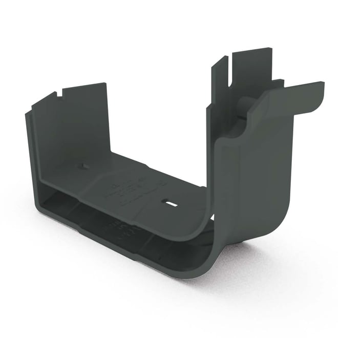 Quad Gutter 115 Internal Two Piece Cast Angle 135° Slate Grey