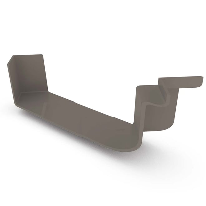 Quad Gutter 115 Internal Cast Angle 90° Driftwood