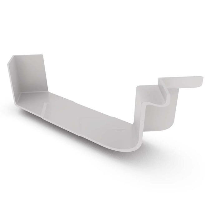 Quad Gutter 115 Internal Cast Angle 90° Gull Grey