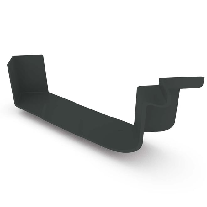 Quad Gutter 115 Internal Cast Angle 90° Gun Metal Grey