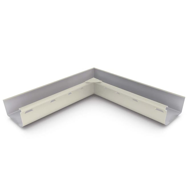 Quad Gutter 125 Internal Mitre Slotted Moss Vale Sand