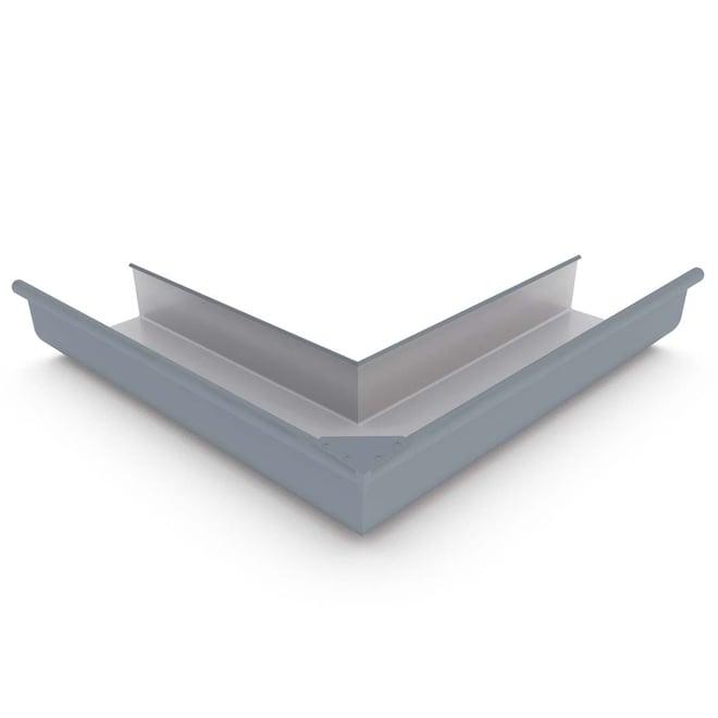 Quad Gutter 175 External Mitre Armour Grey