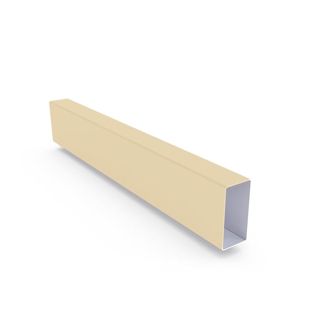 Rectangular Patio Tube 76x38mm 1.6mm BMT Smooth Cream 6100mm