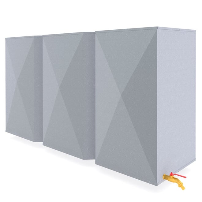 3 Module Aqua-Mod Tank 870L - Galvanised