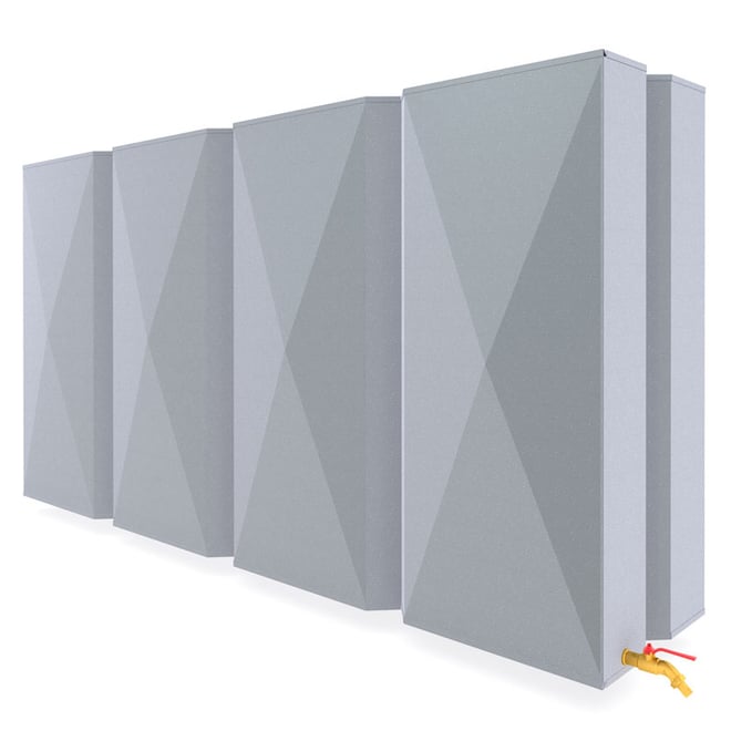 4 Module Aqua-Mod Tank 2000L - Galvanised