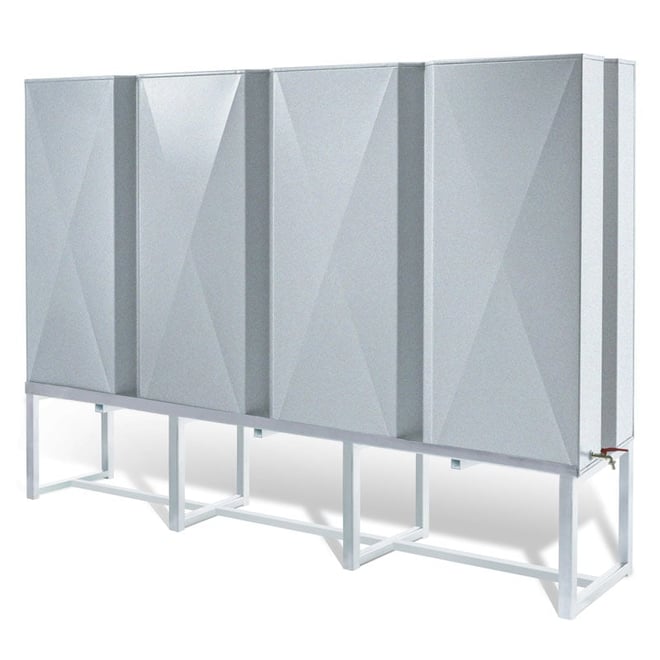 4 Module Aqua-Mod Tank Kit 2000L With Stand - Galvanised