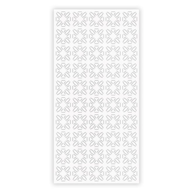Flo Breeze Off White Decorative Screen 1800x900mm