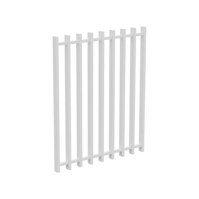 Barr 1200mm x 975mm Gate Pearl White