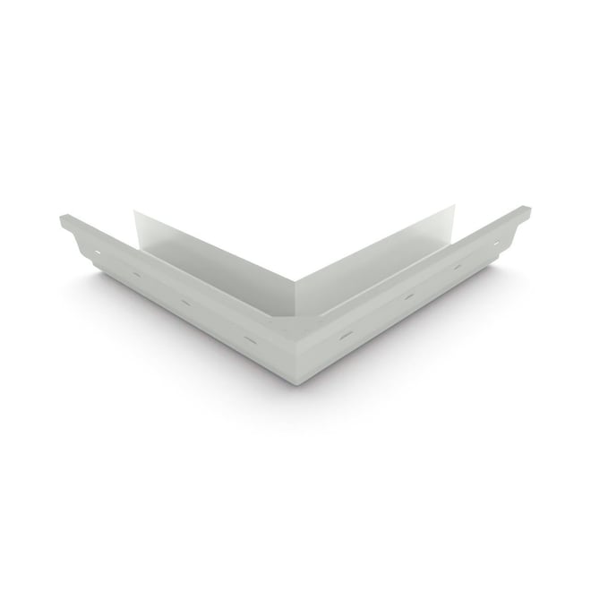 S Gutter External Mitre Zinc/Aluminium