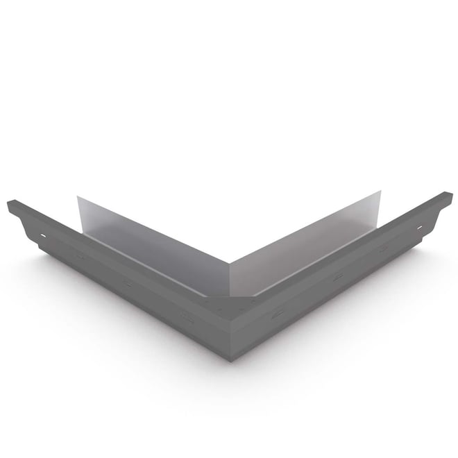 S Gutter External Mitre Slotted Cobblestone