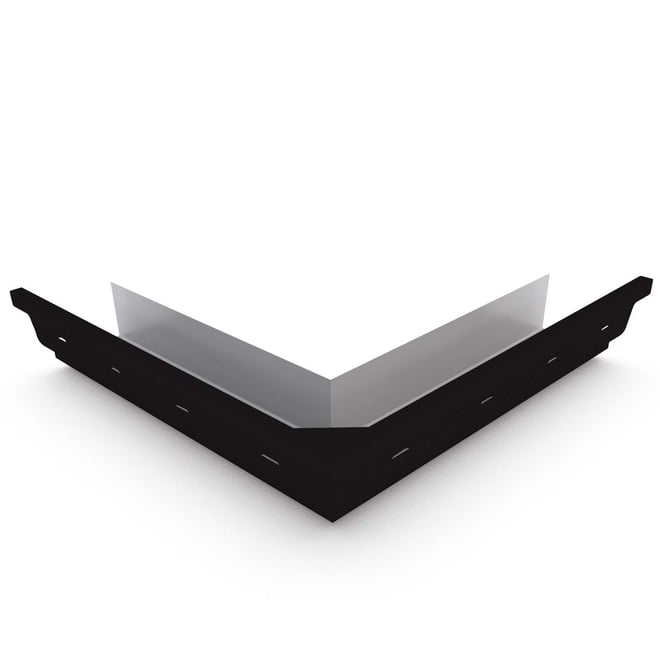 S Gutter External Mitre Slotted Ebony