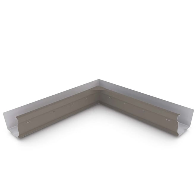 S Gutter Internal Mitre Slotted Driftwood