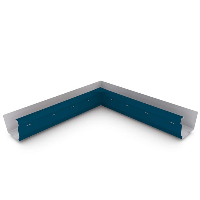 S Gutter Internal Mitre Slotted Mountain Blue