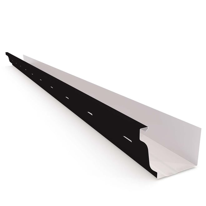 S Gutter Slotted Ebony
