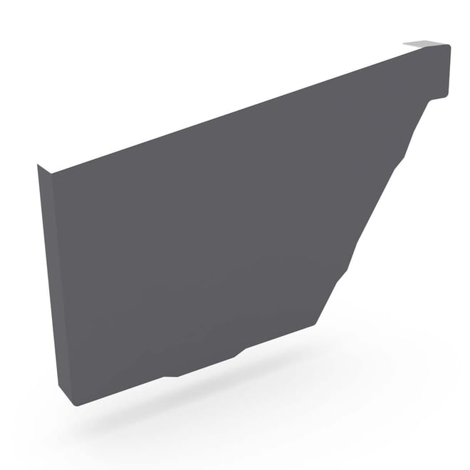 S Gutter Stop End Left Hand Granite