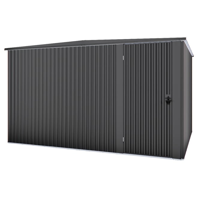 Handi-Mate Hinged Door Shed HM10 Gun Metal Grey