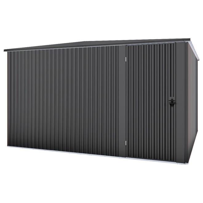 Handi-Mate Hinged Door Shed HM11 Gun Metal Grey