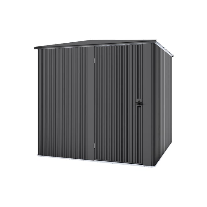 Handi-Mate Hinged Door Shed HM5 Gun Metal Grey