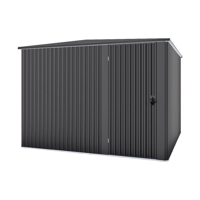 Handi-Mate Hinged Door Shed HM8 Gun Metal Grey