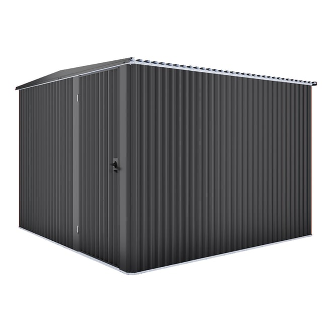 Handi-Mate Hinged Door Shed HM8 Gun Metal Grey