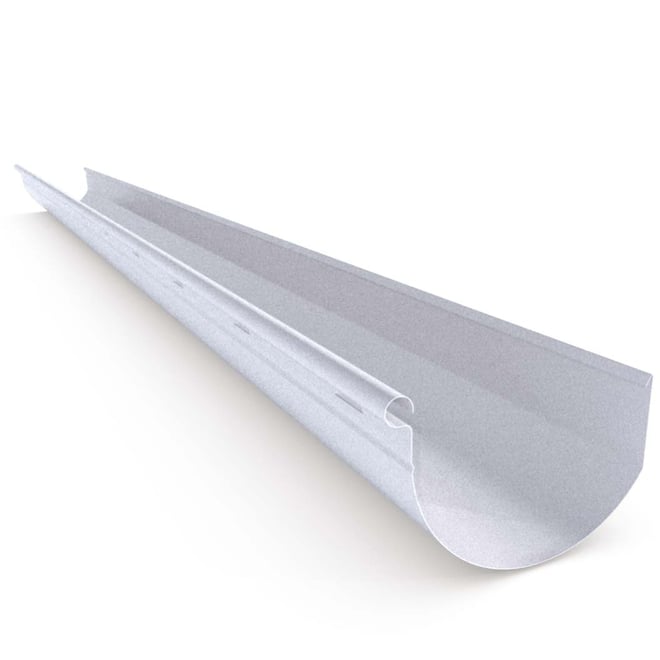 Smoothline Gutter Slotted Zinc/Aluminium